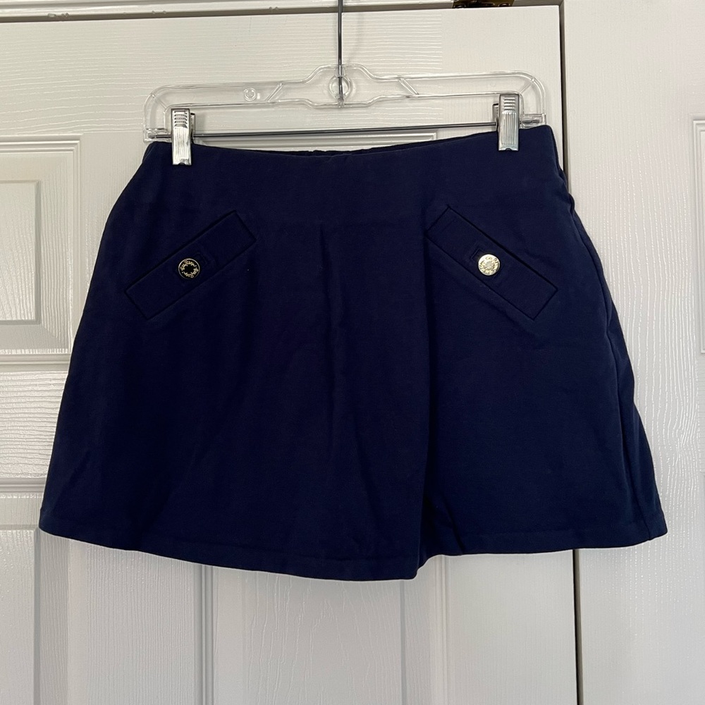 Lilly Pulitzer Navy Blue Madison Skort - NWT